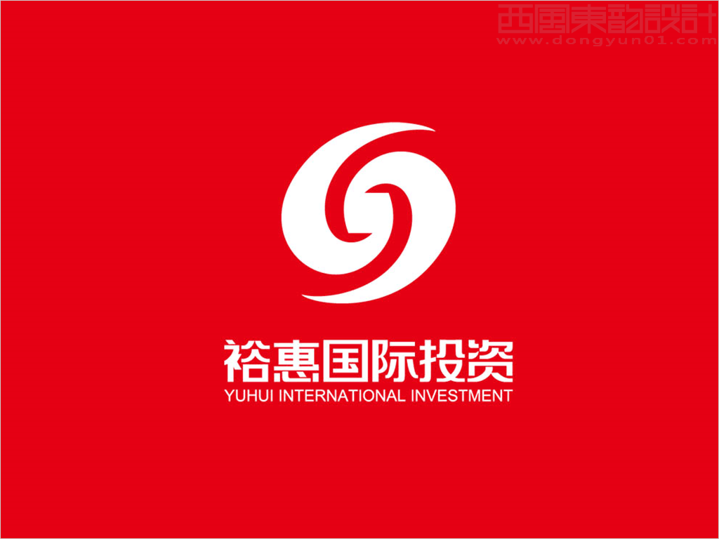 北京?；輫H投資有限公司標志設計反白圖