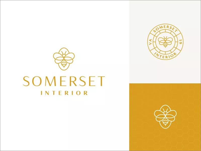 Somerset薩默塞特內政室內環藝設計公司logo設計