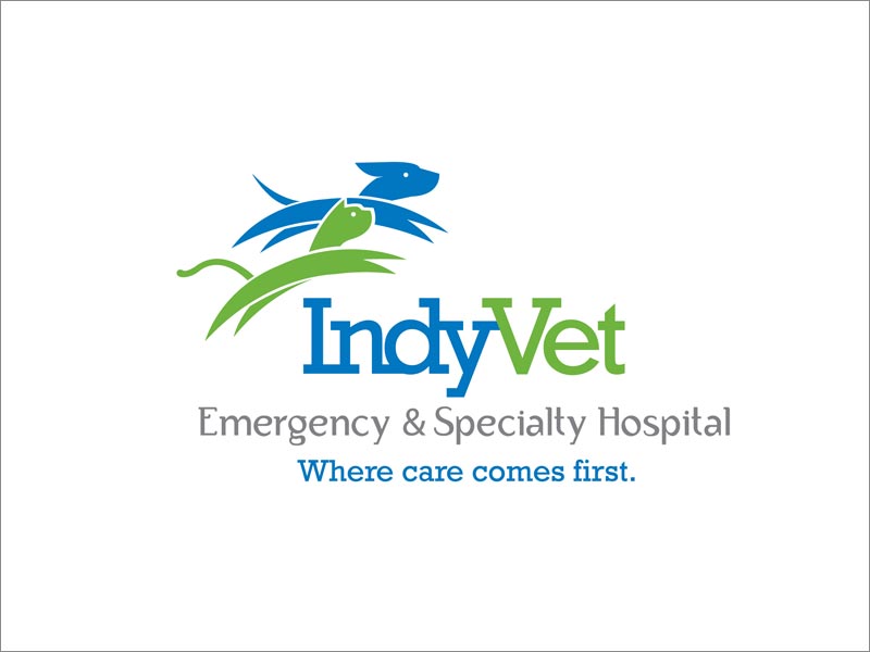 indy vet獸醫診所logo設計