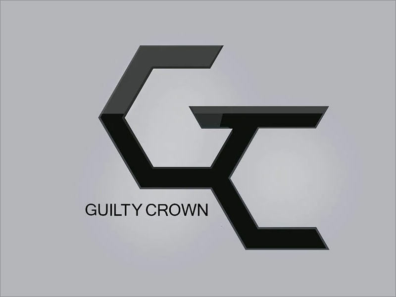  GC”六邊形的對稱和重復反映了這種機甲動畫《罪惡王冠》的科幻軍事性質。